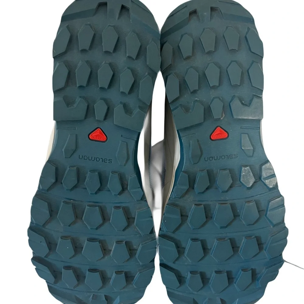 Salomon Woman's Vaya Blaze Blue Gray Mid-Top Hiking Waterproof Winter Boots SZ 7 - Picture 10 of 13